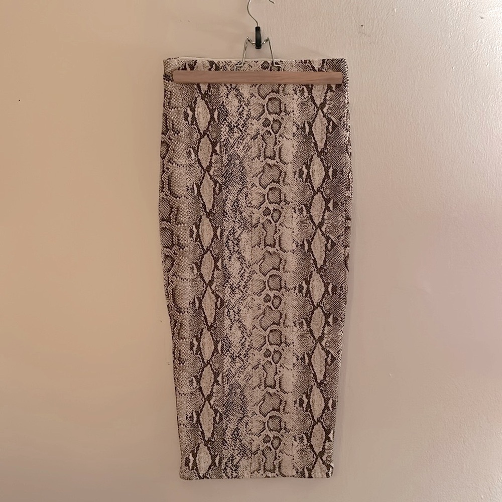 NAKED WARDROBE BodyCon Maxi Skirt